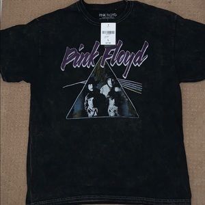Grey acid wash Pink Floyd Tee